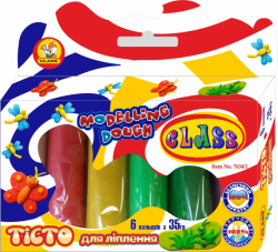 Фото - Тісто для ліплення, 6кол х 35гр, карт. уп-ка, 7634/1, CLASS 36234