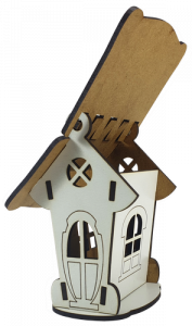 Фото - МДФ Будиночок № 18 скрин.з овальн.вікном 12*8*8см М-2091 49860 Фото - МДФ Будиночок № 18 скрин.з овальн.вікном 12*8*8см М-2091 49860