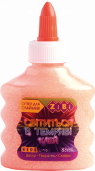 Фото - Клей світлячок помаранчевий на PVA-основі, люмінесцентний, 88 мл 50713