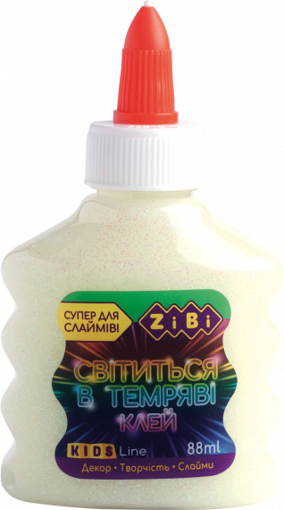 Фото - Клей світлячок білий на PVA-основі, люмінесцентний, 88 мл 50714 Фото - Клей світлячок білий на PVA-основі, люмінесцентний, 88 мл 50714