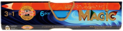 Фото - Олівці кольорові MAGIC, 6 шт. 49465 Фото - Олівці кольорові MAGIC, 6 шт. 49465