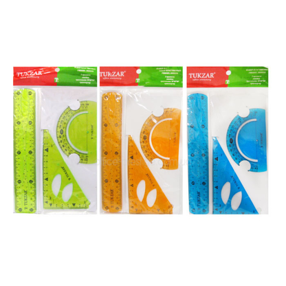 Фото - Набір пластикових гнучких лінійок 20см 3шт. (уп.36) 27415 Фото - Набір пластикових гнучких лінійок 20см 3шт. (уп.36) 27415