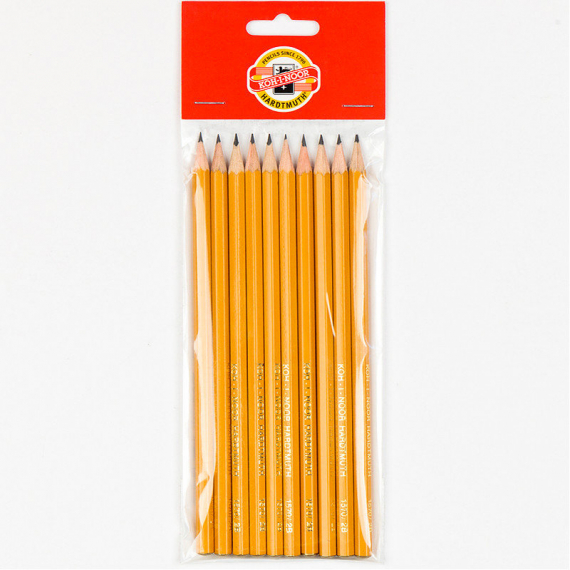 Фото - Олівець графітний 1570, 2B (полібег 10 шт) 41093 Фото - Олівець графітний 1570, 2B (полібег 10 шт) 41093