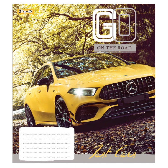 Фото - А5/60 кл. 1В Go on the road, зошит для записів 57811 Фото - А5/60 кл. 1В Go on the road, зошит для записів 57811