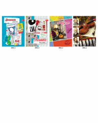 Фото - Зошит для нот А5 'Супер' з підказками, 32 стр. обкл. цел. карт.,УФ-лак, блок імп. 60г/м2 (уп.50) 474