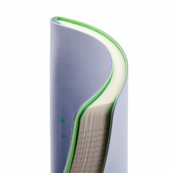 Книга записна Partner Soft Mini Wind, 115*160, 80арк, кл.