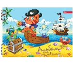 Фото - Альбом для рисования 30 л. обл. цвет,мел.цел. картон 'Аляска', УФ лак, офсет 160 (финский) г/м2,пруж 277