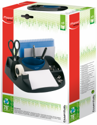 Підставка для офісного приладдя ESSENTIALS GREEN Maxi, чорний з синім