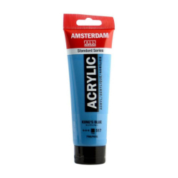 Фото - Фарба акрилова AMSTERDAM, (517) Королівський синій, 120 мл, Royal Talens 48596 Фото - Фарба акрилова AMSTERDAM, (517) Королівський синій, 120 мл, Royal Talens 48596