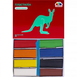 Пластилін дит. 8 кол., 160 г, стек, Захоплення