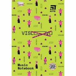 Зошит для нот А4, 20 л, VIS-1
