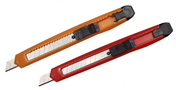 Фото - Нiж трафарет., 9мм, 4-314, 4OFFICE малий (уп.60) 1973