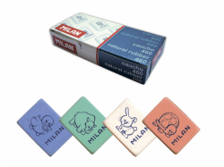 Фото - Гумка 'Milan' 460 (уп.60/ящ.1500),прямокутний  3,1*2,3*0,7см, 8297