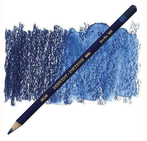 Фото - Олівець чорнильний Inktense (0830), Темно-синій, Derwent 57396 Фото - Олівець чорнильний Inktense (0830), Темно-синій, Derwent 57396