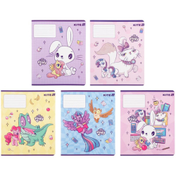 Зошит 12арк. ГЛІТТЕР,УФ лак клітинка  2024, в ас. ШКОЛЯРИК  (уп.30/ящ.300)