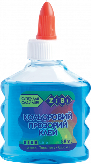 Фото - Клей блакитний прозорий на PVA-основі, 88 мл 50698 Фото - Клей блакитний прозорий на PVA-основі, 88 мл 50698