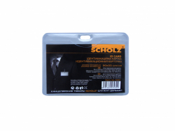 Фото - Бедж підвісний,гориз.,РVC, 250 мкм, 90х55мм,4343, Scholz (уп.10) 35383