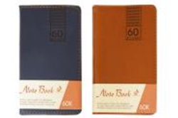 Блокнот 60К, 92 аркуша, 70г / м2, 2 кольори обкладинки мікс- синій і коричневий