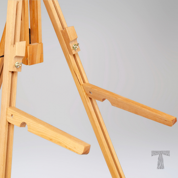 Фото - Мольберт-тринога (2 полотна) TART ТМ-2Л, вис1850,МАКС вис. роб.1100 мм,Габ. скл890х130х100м.Вага 2кг 56168