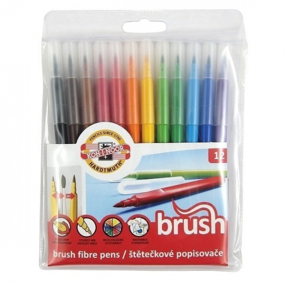 Фото - Фломастеры Brush 7710 , набор 12 цв. 10333 Фото - Фломастеры Brush 7710 , набор 12 цв. 10333