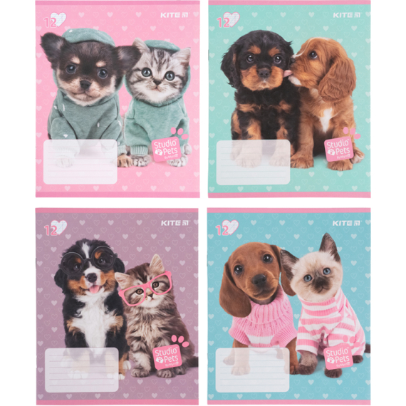 Фото - Зошит 12 арк., кос., софт-тач, SP 56552