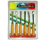 Фото - Інтрументи для різьби по дереву 6шт в блістері (A15551) (ящ.50) 17364