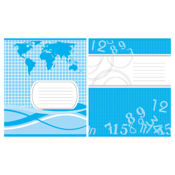 Фото - Зошит 24 арк. лінія, дв.-кол. обкладинка, офсет,(уп 20шт) 41037 Фото - Зошит 24 арк. лінія, дв.-кол. обкладинка, офсет,(уп 20шт) 41037