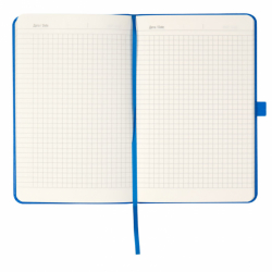 Книга записна Partner, 125*195, 96арк, кліт, блакитна