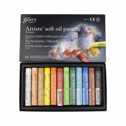 Фото - Пастель олійна м'яка проф., 12кол., MOPV-12, MUNGYO 28265