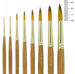 Фото - Пензель Синтетика кругла Сoffe, №11, д.р. KOLOS/ArtMaster (6/12) 31510