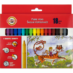 Фото - Фломастери 7710CB, набір 18 кол, картон 10340