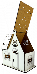 Фото - МДФ Будиночок № 10 скринька 2в1 під кутом 10*17*19см М-2083 49852 Фото - МДФ Будиночок № 10 скринька 2в1 під кутом 10*17*19см М-2083 49852