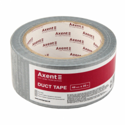 Фото - Стрічка клейка пакувальна армована 48мм*25м, 150 мкм, срібна 46469