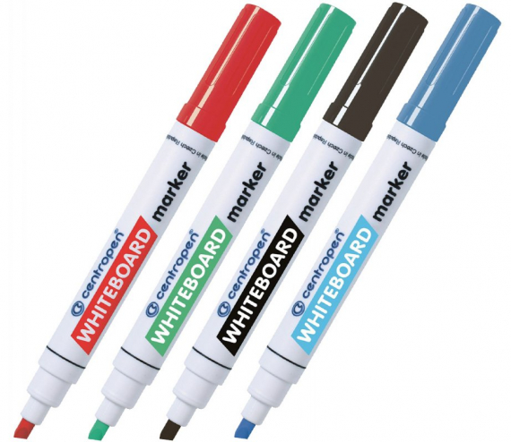 Фото - Маркер Board 8569 1-4,6 мм клиноподібний чорний (уп.10) 9519