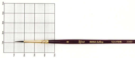 Фото - Білка кругла, 2080, № 0, к. р. пензель ROSA Gallery 48546 Фото - Білка кругла, 2080, № 0, к. р. пензель ROSA Gallery 48546