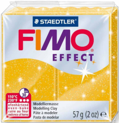 Фото - Пластика Effect, Золото з блискітками, 57г, Fimo 42831 Фото - Пластика Effect, Золото з блискітками, 57г, Fimo 42831
