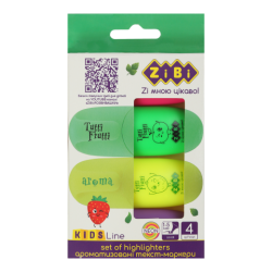 Набір з 4-x текст-маркерів TUTTI - FRUTTI