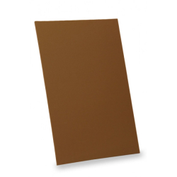 Фото - Полотно на картоні, 10*10 см, Умбра натуральна, набір 5шт, бавовна, акрил, ROSA Talent 24178