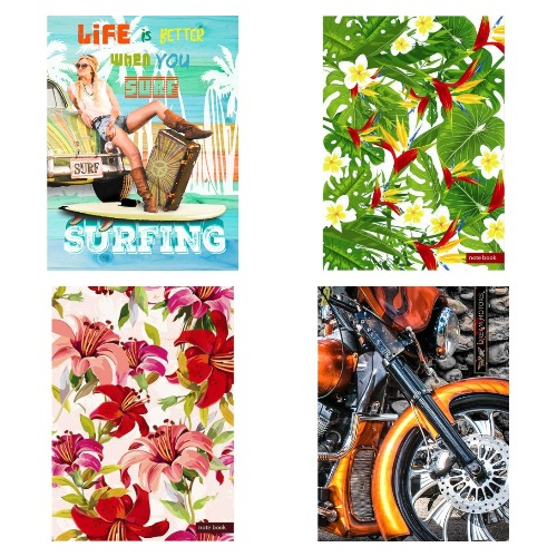 Фото - Книга канцелярська А4, . А4, 48 арк. клітинка, кольор. обкл., УФ-лак, CS4248K (центр. шов) в асорт 37923