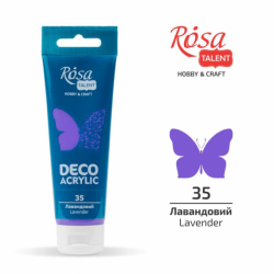 Фото - Акрил для декору, 35 Лавандовий, матовий, 75 мл, ROSA TALENT 38999