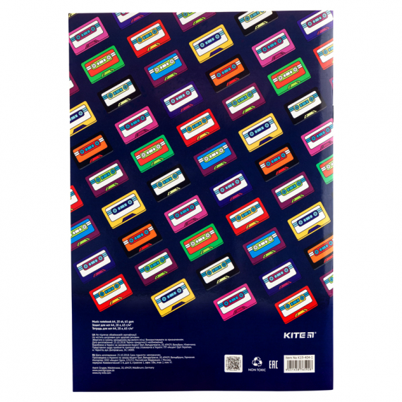 Фото - Зошит для нот А4, 20 л, BeSound-1 43778 Фото - Зошит для нот А4, 20 л, BeSound-1 43778