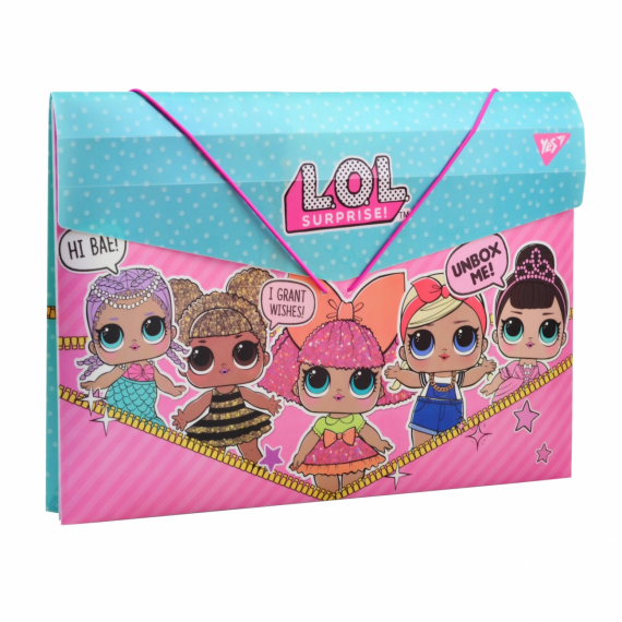 Фото - Папка пласт. на гумці 38*25см 'LOL Juicy' 47048 Фото - Папка пласт. на гумці 38*25см 'LOL Juicy' 47048