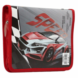 Папка на блискавці об'ємна, "Speed" , 30*190*250 мм, PP, 5624, Class