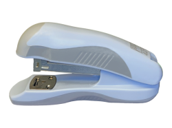 Фото - Степлер пластиковий, PASTEL, 20арк., (скоби №24, 26), 111х62х32 мм, блакитний 63632