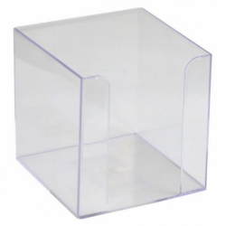 Фото - Куб для паперу 90x90x90 мм, прозорий 33898