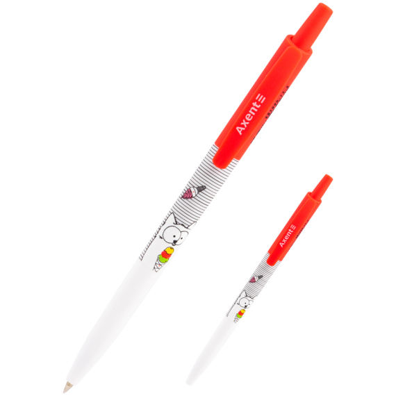 Фото - Ручка кулькова автом. Cat & ice cream, синя 53699 Фото - Ручка кулькова автом. Cat & ice cream, синя 53699