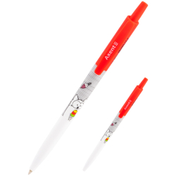 Ручка кулькова автом. Cat & ice cream, синя