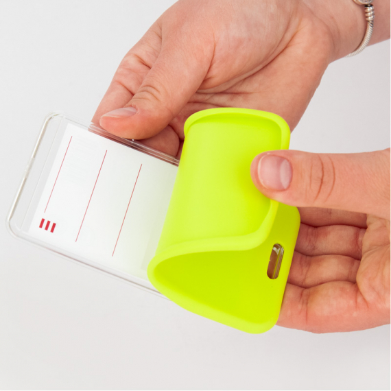Фото - Бейдж-чохол SoftTouch матовий, салатовий, 4550V(54*85мм 47108 Фото - Бейдж-чохол SoftTouch матовий, салатовий, 4550V(54*85мм 47108