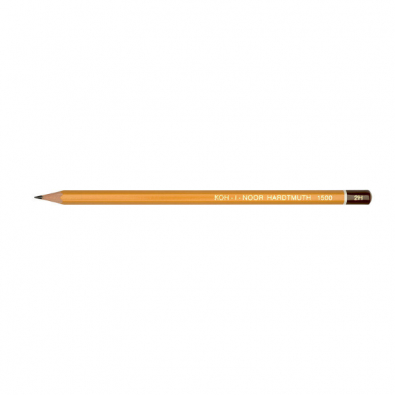 Фото - Олівець графітний 1500, 2H (уп.12) 10115 Фото - Олівець графітний 1500, 2H (уп.12) 10115