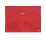 Фото - Папка SСHOLZ на кнопке А4 180мкм непроз.5700 красная (шт.) 1432